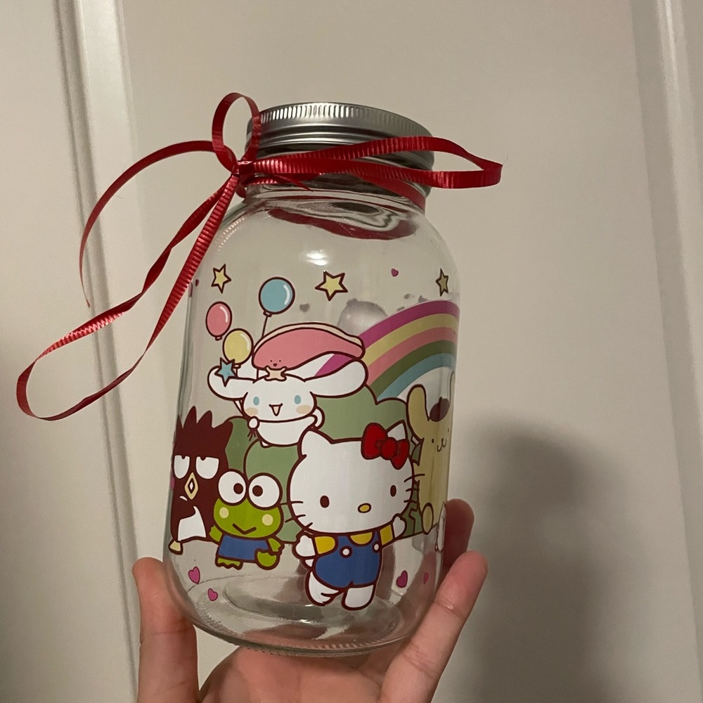 Custom made Sanrio Glass Jar 🩷🫶